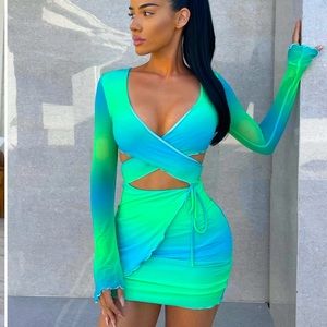 Tiger Mist Blue/Green Sunnie Dress